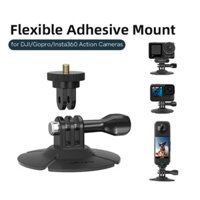 Amagicsn Cho Insta360 Go 3S / X4 X3 / Ace Pro Camera Đế Dính Linh Hoạt Miếng Dán Gắn Xe Máy Mũ Bảo Hiểm Đế Cho DJI Action 4