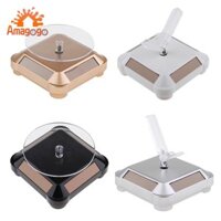 Amagogo Năng Lượng Mặt Trời Và Chạy Bằng Pin Bàn Xoay Hiển Thị Giá Đỡ Đồng Hồ Hiển Thị Trang Sức, Tiện Lợi, Tiết Kiệm, Thân Thiện
