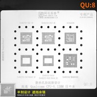 Amaoe BGA Reballing Stencil QU8 cho SM8250 / SDM439 / SM8350 / Qualcomm Snapdragon 888 / Lưới thép CPU