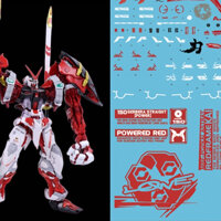 Amax MG 1 / 100 8814 Astray red khung hỗ trợ màu đỏ MB loại decal trượt nước KHÔNG Nhãn dán