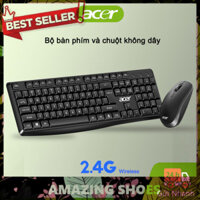 AMAZING SHOES Bộ bàn phím và chuột không dây Acer LK41 Có thể điều chỉnh 3 mức DPI Thích hợp làm văn phòng công ty