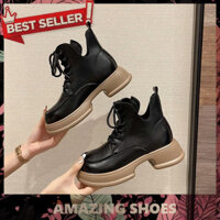 AMAZING SHOES ⭐ Bốt nữ cổ lửng khoét sườn Quiin mẫu mới thời trang cực xinh dễ phối đồ