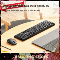 AMAZING SHOES Combo Bàn Phím Chuột Không Dây Acer LK41 - Giảm ồn, có phím số, bền bỉ làm văn phòng công ty