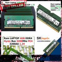 AMAZING SHOES ⭐ Ram LAPTOP 4GB ( Hynix ) DDR4 2133Mhz 2400Mhz 2666Mhz 3200Mhz PC4 2133P 2400T 2666V 3200AA Dùng Cho Máy