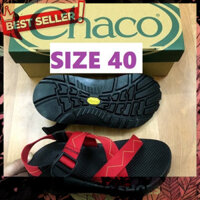 AMAZING SHOES ⭐ SALE - H22 - Dép Sandal Nam quai hậu Chaco kẻ đỏ thời trang dễ phối đồ