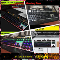AMAZING SHOES ⭐ Sở Hữu Bàn Phím Cơ Zero E-Sports Gaming Gear TKL 87 / Fullsize 104 phím LED Rainbow, Blue Switch: Tạo Nê