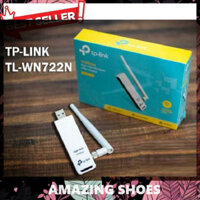 AMAZING SHOES ⭐ Thiết bị thu sóng Wifi TP-LINK USB TL-WN 722N tốc độ băng thông 150Mbps - Bảo hành 24T chính hãng - SHOP