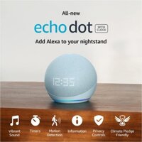Amazon Echo Dot 5 with clock