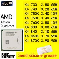 Amd Athlon II X4 730 740 750X 760K 830 840X 860K 870K FM2 FM2 + Bộ xử lý CPU lõi tứ của yidu99