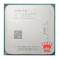 AMD FX-Series FX 8120 FX8120 FX-8120 3.1 GHz 95W Bộ xử lý CPU 8 nhân FD8120WMW8KGU Ổ cắm AM3