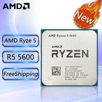 AMD New Ryzen 5 5600 AMD R5 5600 PC Gamer CPU 65W DDR4 Bộ xử lý phụ kiện máy tính để bàn hỗ trợ chơi game CPU Ổ cắm AM4 Không có bộ làm mát