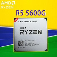 AMD New Ryzen 5 5600G R5 5600G Bộ xử lý trò chơi CPU AM4 Motherboard 3,9 GHz 6-THULT 125W Phụ kiện máy tính để bàn DDR4 DDR4