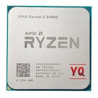 AMD Ryzen 5 2400G R5 2400G 3,6 GHz Quad-THRAD-THREAD-THRAD-THREAD 65W Bộ xử lý CPU YD2400C5M4MFB AM4