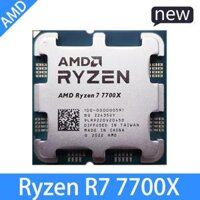 AMD Ryzen 7 7700X Mới R7 7700X HỘP 100-000000591 4.5GHz 8 Nhân 16 Luồng Processo 5nm Zen 4 Ổ Cắm 105W AM5 PCI-E5.0 Không Quạt