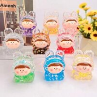 AMEAH Búp bê cát lún Búp bê Amaryllis màu kẹo Đèn Flash Sáng bóng Đồ trang trí quá khổ dạ quang Lilith Bức tượng chủ đề Hoạt hình Đồ trang sức Búp bê đồ trang trí để bàn Chìa khóa xe