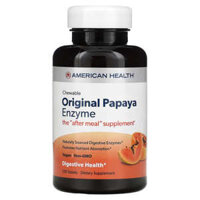 American Health Original Chewable Papaya Enzyme 250 Tablets