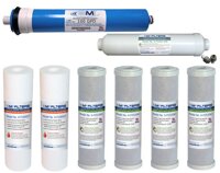 AMI Reverse Osmosis Filter & Membranes Replacement | 1 Year Supply | 100 GPD Membrane with Pre & Post Filter | for 5 Stage Water Filtration Systems...