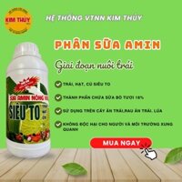 AMIN -SỮA NUÔI TRÁI, HẠT, CỦ SIÊU TO - BỔ SUNG SỮA BÒ TƯƠI 18%