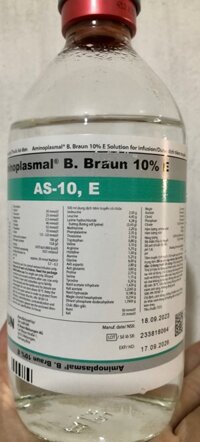 Aminoplasmal 10% 500MLThùng /10 chai B Braun