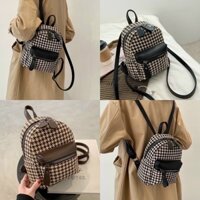 [Amiv1] Balo Mini Công Sở  Đi Học Thời Trang Cao Cấp Nữ Hoạ Tiết Zíc Zắc Balo mini vải dạ - Hàng mới về
