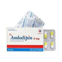 Amlodipin 5mg (Amlodipin besylat) Domesco – Điều trị tăng huyết áp, đau thắt ngực (hộp 3 vỉ x 10 viên)