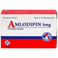 Amlodipin 5Mg – Vidipha (Hộp/30 Viên)
