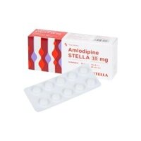 Amlodipine Stella 10mg 3 vỉ x 10 viên - Thuốc tim mạch huyết áp