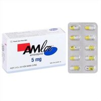 Amlor 5mg Pfizer (H/30v/nang) - Thuốc điều trị tăng huyết áp, đau thắt ngực (3 vỉ x 10 viên)