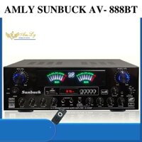 Amly karaoke, âmly karaoke bluetooth sunbuck AV-888BT Đánh loa công suất lớn, đấu được cả sub hơi và sub điện