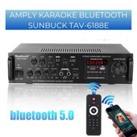 Amly karaoke bluetooth Sunbuck 6188E - Bảo hành 12 tháng - Amply công suất lớn, volume, echo, bass, treble