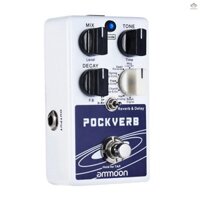 Ammoon 7 Delay Với Reverb + 7 Delay Với Tap Ammoon Pockverb Reverb + 7 Delay Reverb Delay Pedal Pockverb Reverb Delay Tap Tempo Function 7 Reverb + With Tap Tempo Delay Pedal 7 ☀