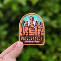 [AMO] PATCH ỦI THÊU Bryce Canyon National Park - thêu vi tính-dùng để ủi - may vào áo/quần/cặp/balo