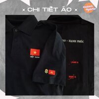 [AMO] POLO FORM RỘNG | BĐ ĐỘC LẬP | Cờ đỏ sao vàng, tay trái hoa hướng dương🌻+ cờ búa liềm