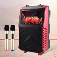 Amoi K18 vuông nhảy âm thanh di động công suất cao âm thanh hát Bluetooth di động xe đẩy loa âm thanh ngoài trời loa kéo