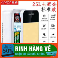 Amoi Xia Xin 20L tủ lạnh mini ký túc xá ô tô nhỏ ký túc xá sinh viên thuê làm lạnh dùng một lần - giá hot