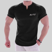 {Amori Clothing} Áo Thun Thể Thao Nam Cổ Xẻ Thời Trang BUTZ  chuẩn form ôm body