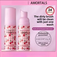 Amortals Puff Cleaner Sponge Beauty Egg Makeup Brush Chất lỏng làm sạch đặc biệt