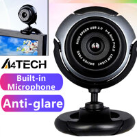 [AMORUS Webcam] Được Xây Dựng-in Microphone A4TECH Webcam PK-710G A4-TECH Anti-Glare USB 2.0 640x480 Độ Phân Giải Webcam Máy Ảnh Webcam cho Máy Tính Xách Tay PC Trực Tiếp Lớp sinh viên giáo viên LazadaMall