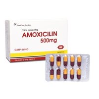 AMOXILLIN 500MG (Amoxicillin) MEBIPHAR – Điều trị nhiễm khuẩn (hộp 100 viên)