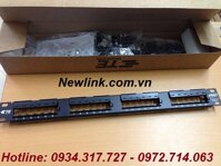 AMP patch panel 24 Port cat6, thanh đấu nối patch panel cat 6e 24 port