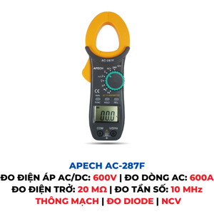 Ampe kẹp dòng AC Apech AC-287F