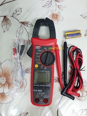 Ampe kìm điện tử Uni-Trend đo dòng AC và DC 600A TrueMS UT204+