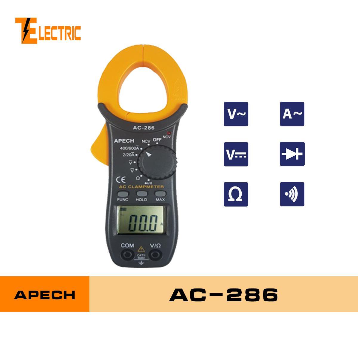 Ampe kìm đo dòng ac apech ac-286 (600a)