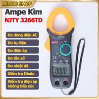 Ampe kìm Đồng hồ kẹp dòng vạn năng NJTY 3266TD đo tụ, tần số, nhiệt độ, điện trở, điện áp