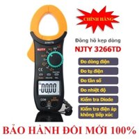 Ampe kìm kẹp dòng NJTY 3266TD đo tụ điện nhiệt độ bỏ túi HÀNG CHÍNH HÃNGTẶNG FULL BỘ PHỤ KIỆN