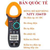 Ampe kìm kẹp dòng vạn năng NJTY 3266TD đo tụ, tần số, nhiệt độ, điện trở, điện áp thông dụng