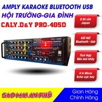 Ampli Bluetooth karaoke, Amply nghe nhạc gia đình Cali D&Y PRO-405D hát cực hay cho gia đình