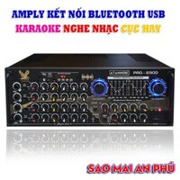 Ampli Bluetooth Usb ATANNOII PRO-6900 tích hợp dàn Equalizer, Amply Karaoke 12 sò Japan công suất lớn cho Gia đình