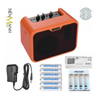 Ampli Đàn Guitar Acoustic Joyo 10W MA-10A - Nguồn, 6 Cục Pin Sạc, Bộ Sạc Pin - Loa Amply Nhạc Cụ Mộc Khuếch Đại Âm Thanh Amplifier