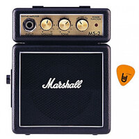 Ampli Đàn Guitar Mini Micro Marshall MS-2 Kèm Pick, Pin 9V (Amplifier Clean, Overdrive Effects - Amly - Amli - Bộ khuếch đại Loa Amply 1W)
